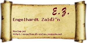 Engelhardt Zalán névjegykártya